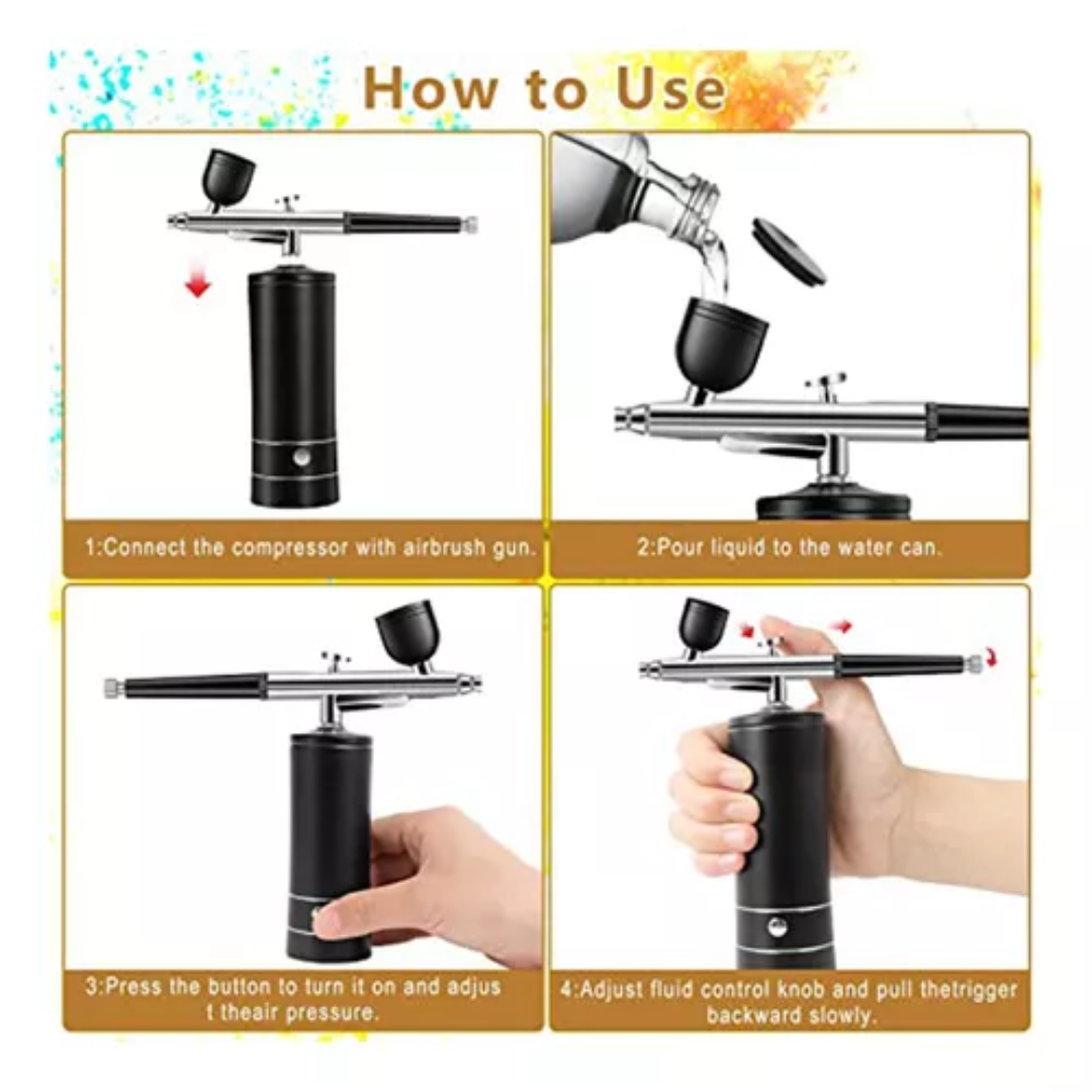 Miniatura 2 de Compresor De Aerógrafo Inalámbrico